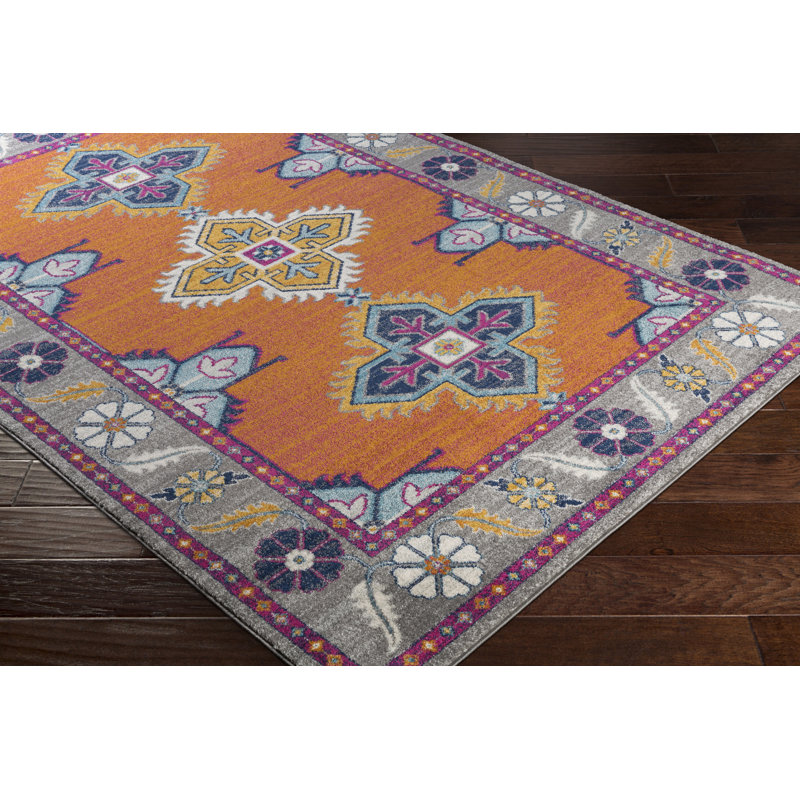 Bungalow Rose Arteaga Performance Burnt Rug
